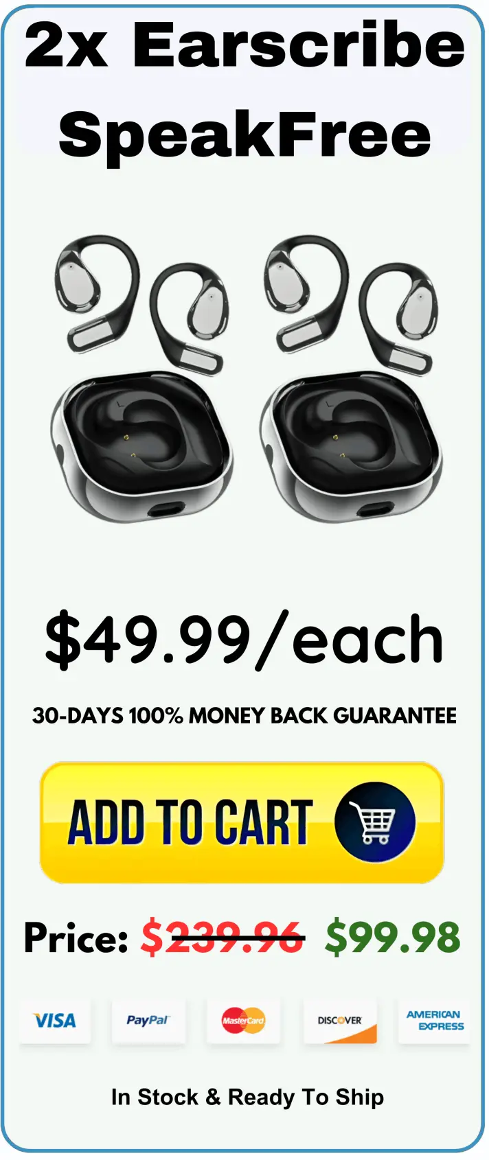 Earscribe SpeakFree offer price